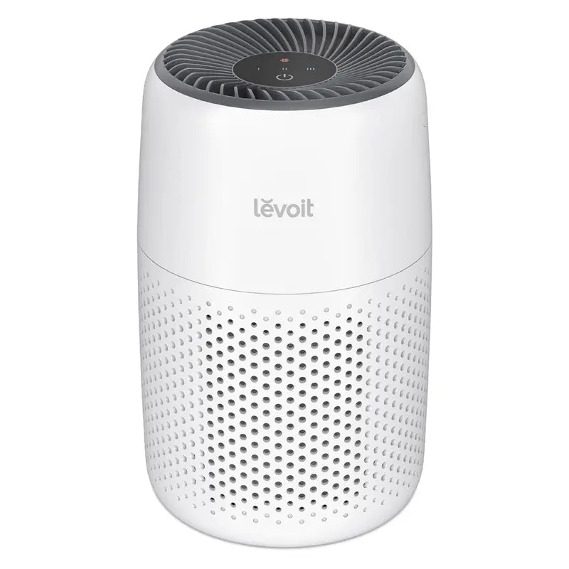 LEVOIT Air Purifiers for Bedroom Home, 3-In-1 Filter Cleaner with Fragrance Sponge for Sleep, Smoke, Allergies, Pet Dander, Odor, Dust, Office, Desktop, Portable, HEPA at Speed Ⅰ, Core Mini-P, White