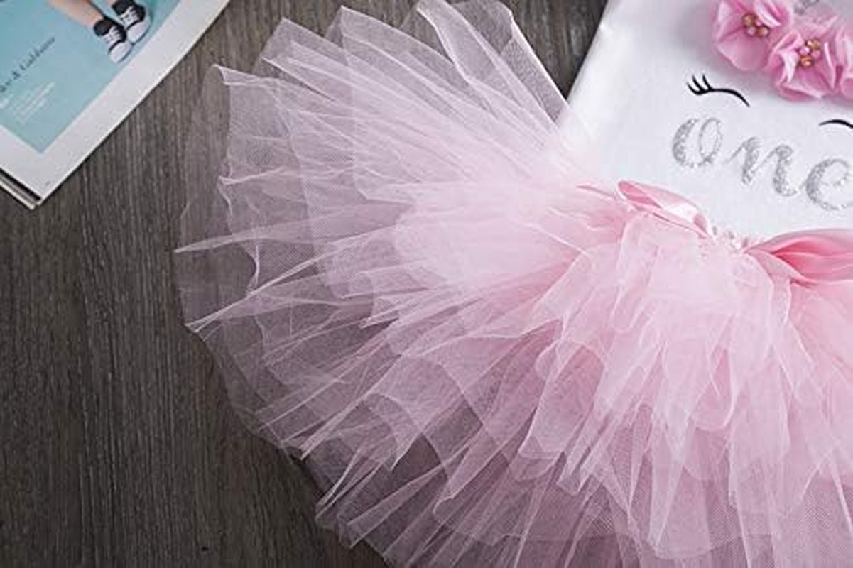 Baby Girl Tutu Skirt Sets 1 Year Birthday Party Clothes