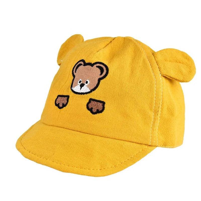 Cute Baby Boy Cap Embroidery Number Baby Baseball Cap Spring Summer Children Cotton Sun Hat Toddler Girl Outdoor Visor Hats