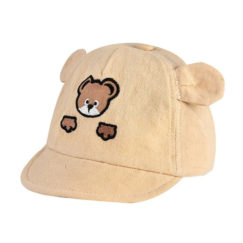 Cute Baby Boy Cap Embroidery Number Baby Baseball Cap Spring Summer Children Cotton Sun Hat Toddler Girl Outdoor Visor Hats