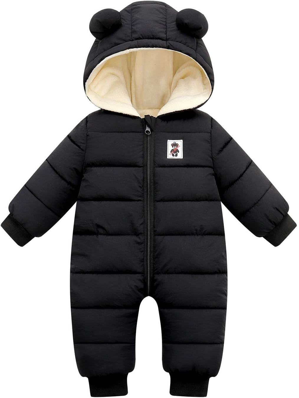 Baby Snowsuit Winter Coat Warm Hoodie Romper Puffer Jacket