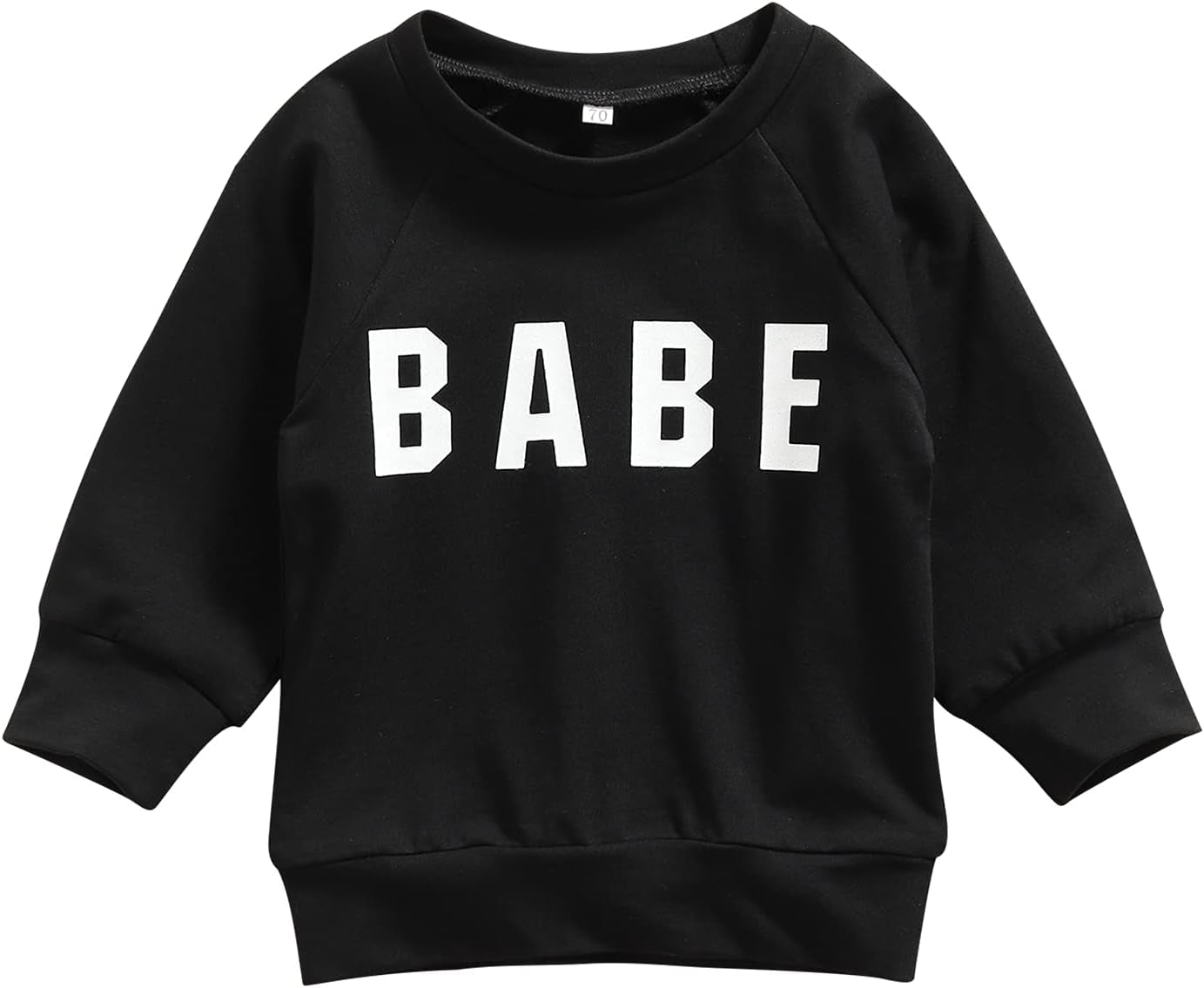 Infant Boy Sweatshirt Toddler Crewneck Sweater Newborn Baby Boy Girls Clothes Letter Printed Fall Spring Pullover Tops